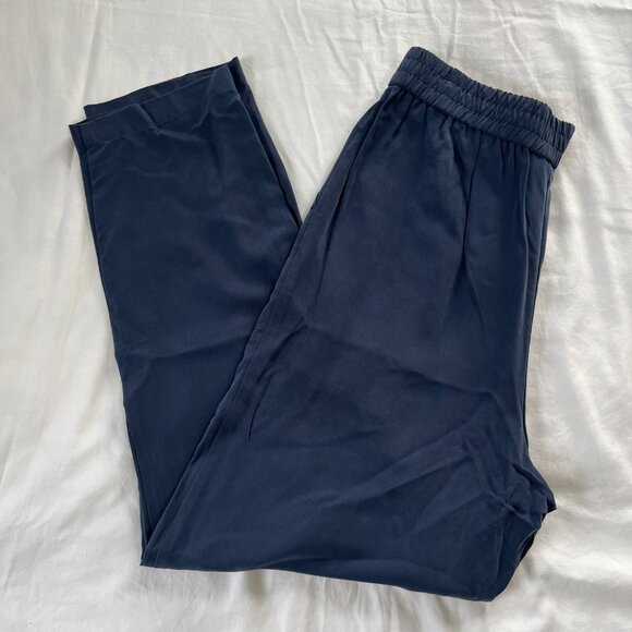 Pure J. Jill Sand-Washed Navy Blue Soft Wideleg Trouser (NWT) | Size S - Picture 7 of 7